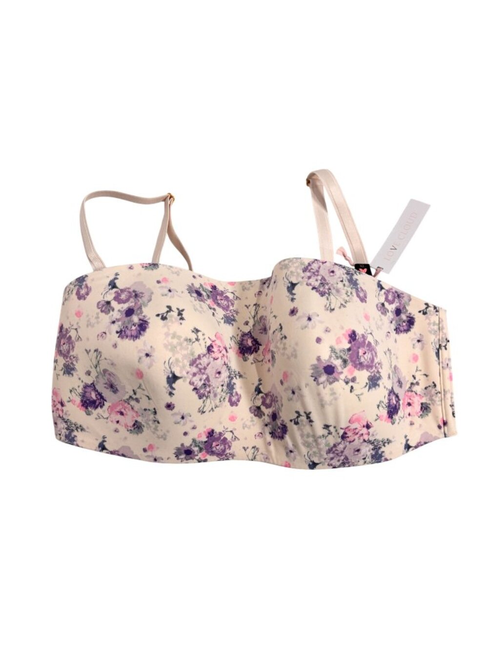 Victorias Secret Love Cloud Wireless Removable Straps Bra Size XL